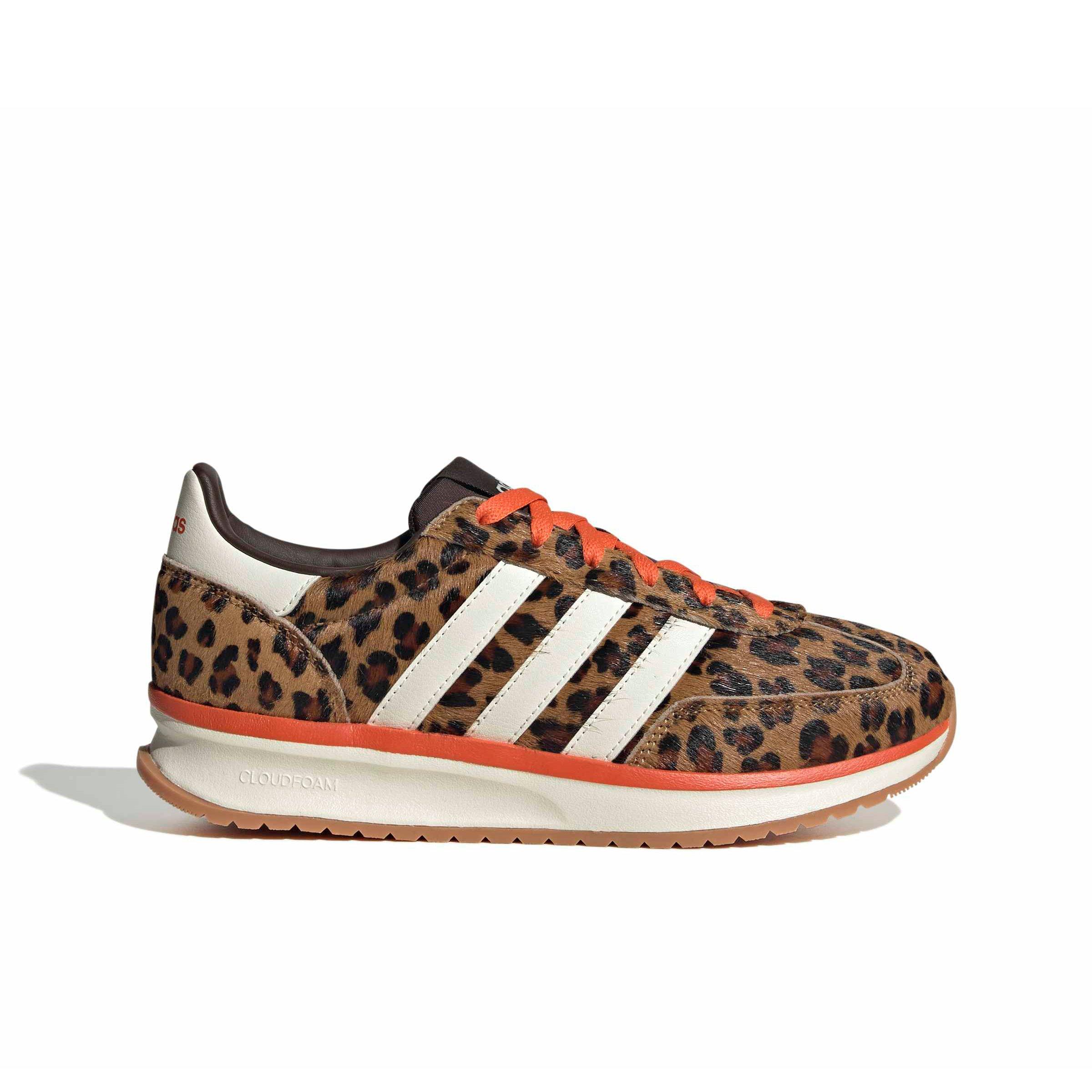 adidas Run 70s 2.0 "Dark Brown/Off White/Semi Impact Orange" Women's Shoe - DK BROWN/OFF WHITE/ORANGE